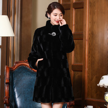 Natural Fur Coats Winter Women Mink Fur Coat Female Genuine Leather Jackets Ladies Oversize Warm Thick Detachable Long 2020 New